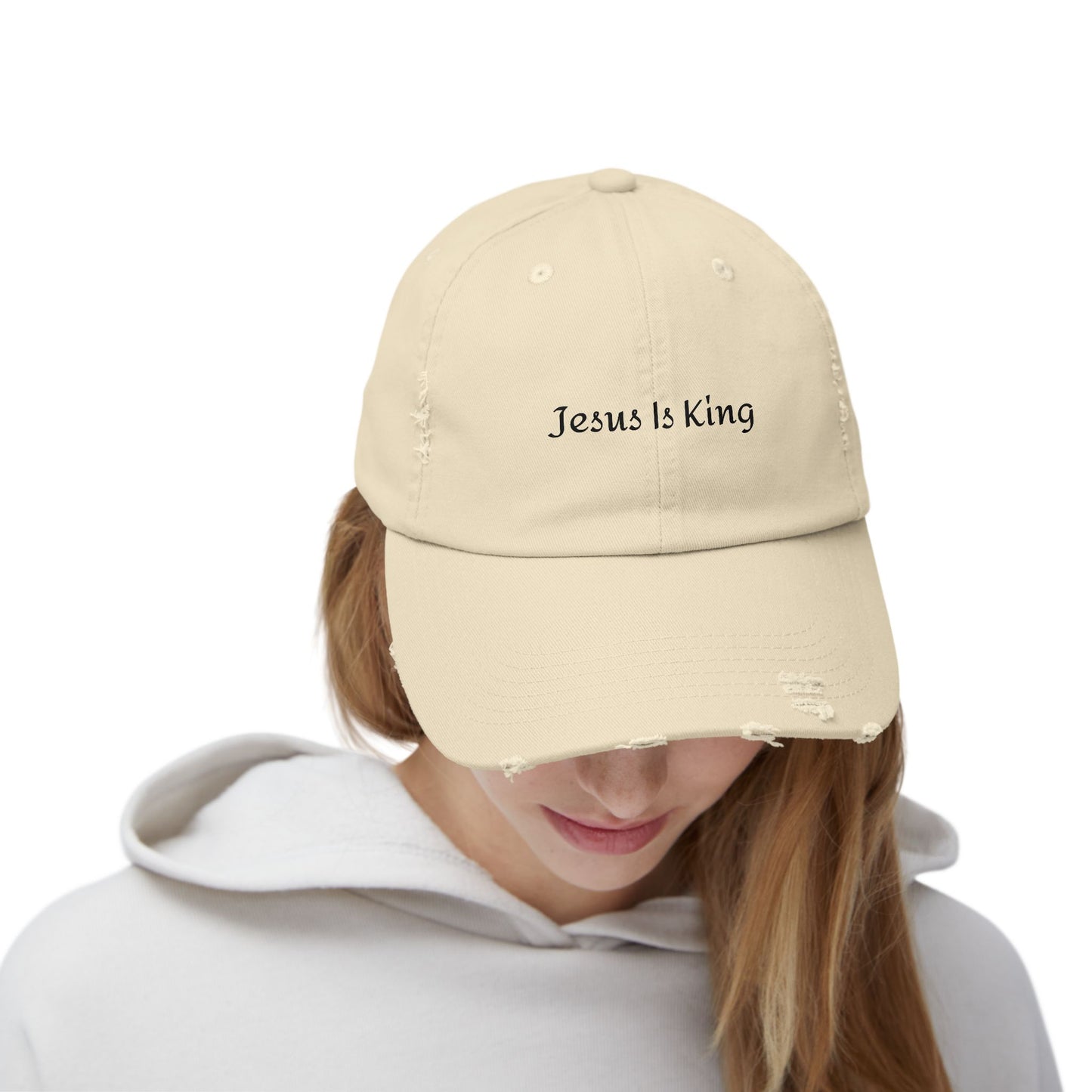 "Jesus Is King" Dad Cap