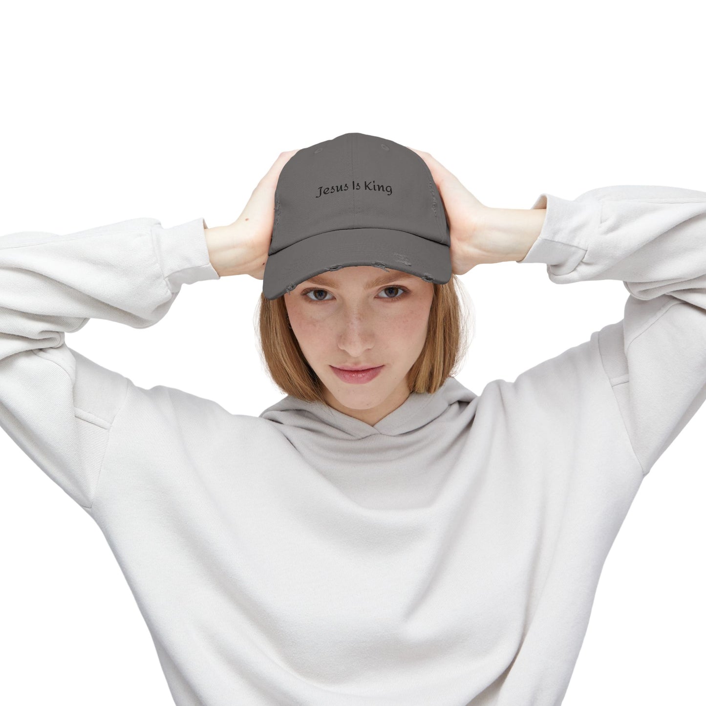 "Jesus Is King" Dad Cap