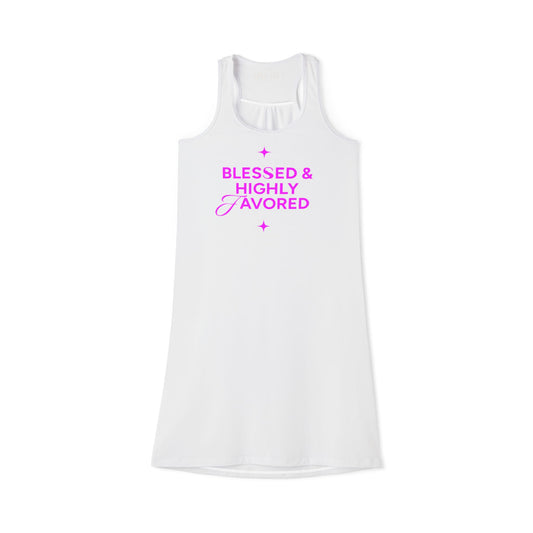 "Blessed & Highly Favored" Racerback Dress