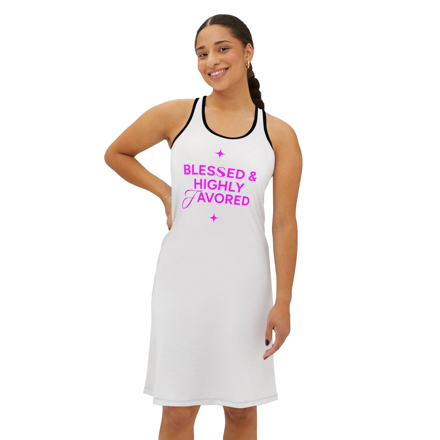 "Blessed & Highly Favored" Racerback Dress