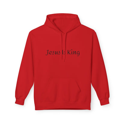 "Jesus Is King" Fleece Hoodie