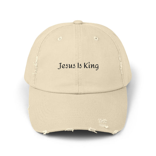 "Jesus Is King" Dad Cap