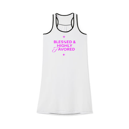 "Blessed & Highly Favored" Racerback Dress