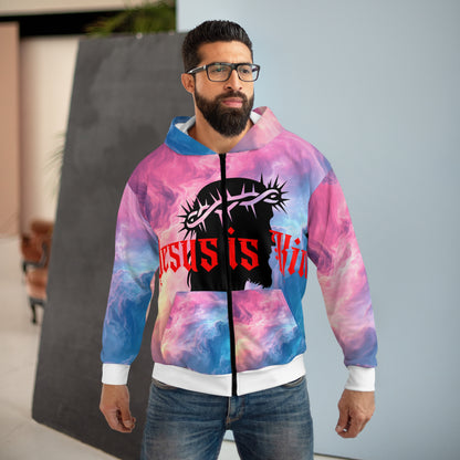 Jesus Is King Graphic Zip-up Hoodie (Limited Edition)