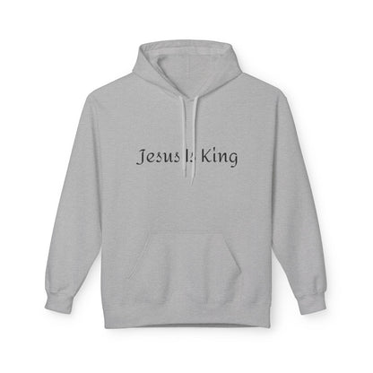 "Jesus Is King" Fleece Hoodie