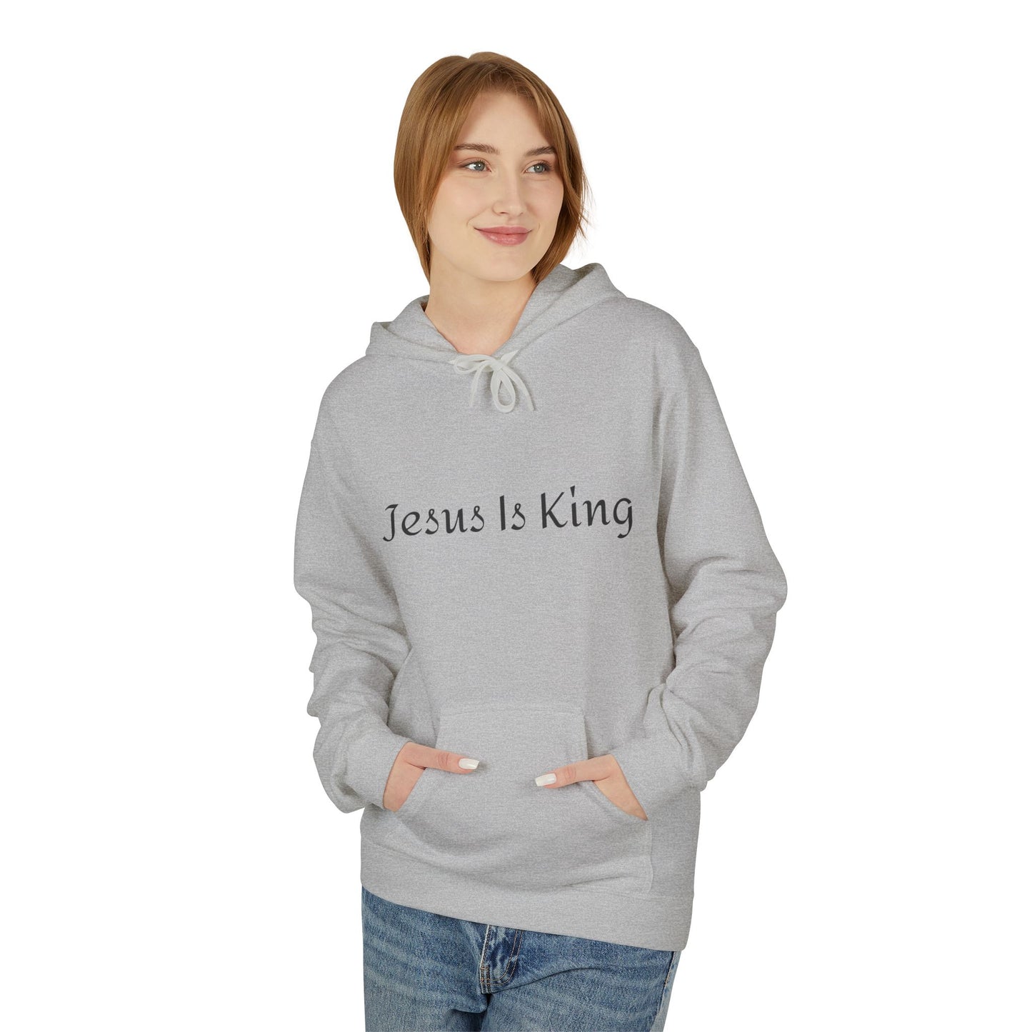 "Jesus Is King" Fleece Hoodie