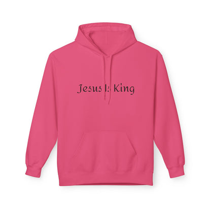 "Jesus Is King" Fleece Hoodie