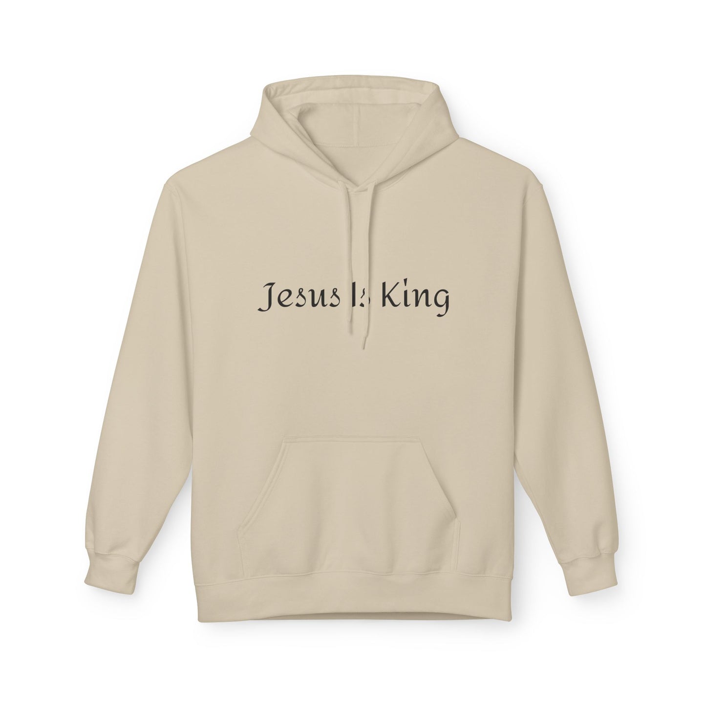 "Jesus Is King" Fleece Hoodie