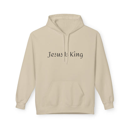 "Jesus Is King" Fleece Hoodie