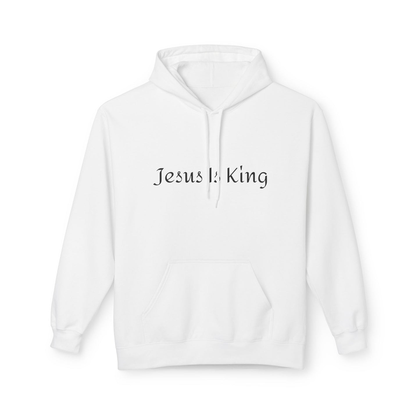 "Jesus Is King" Fleece Hoodie