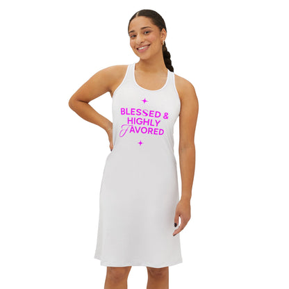 "Blessed & Highly Favored" Racerback Dress