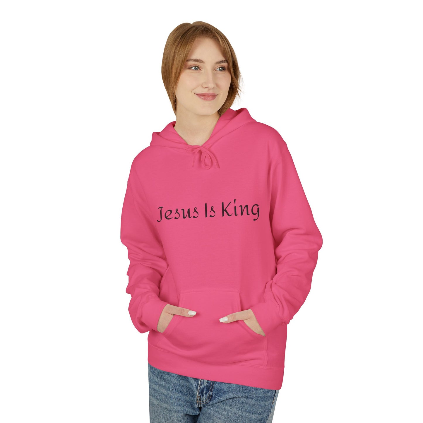 "Jesus Is King" Fleece Hoodie